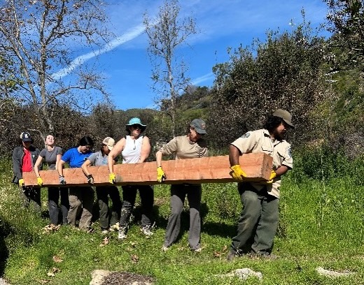 Puncheon that was installed