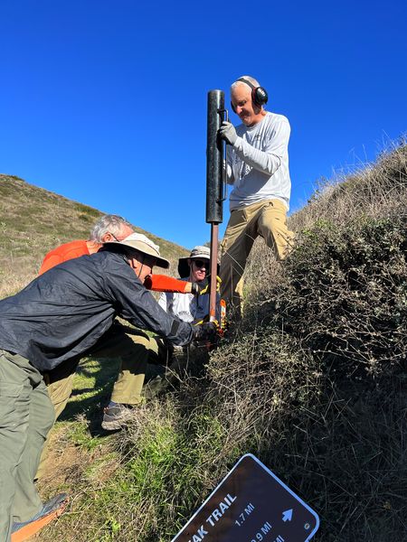 Pounding the signpost