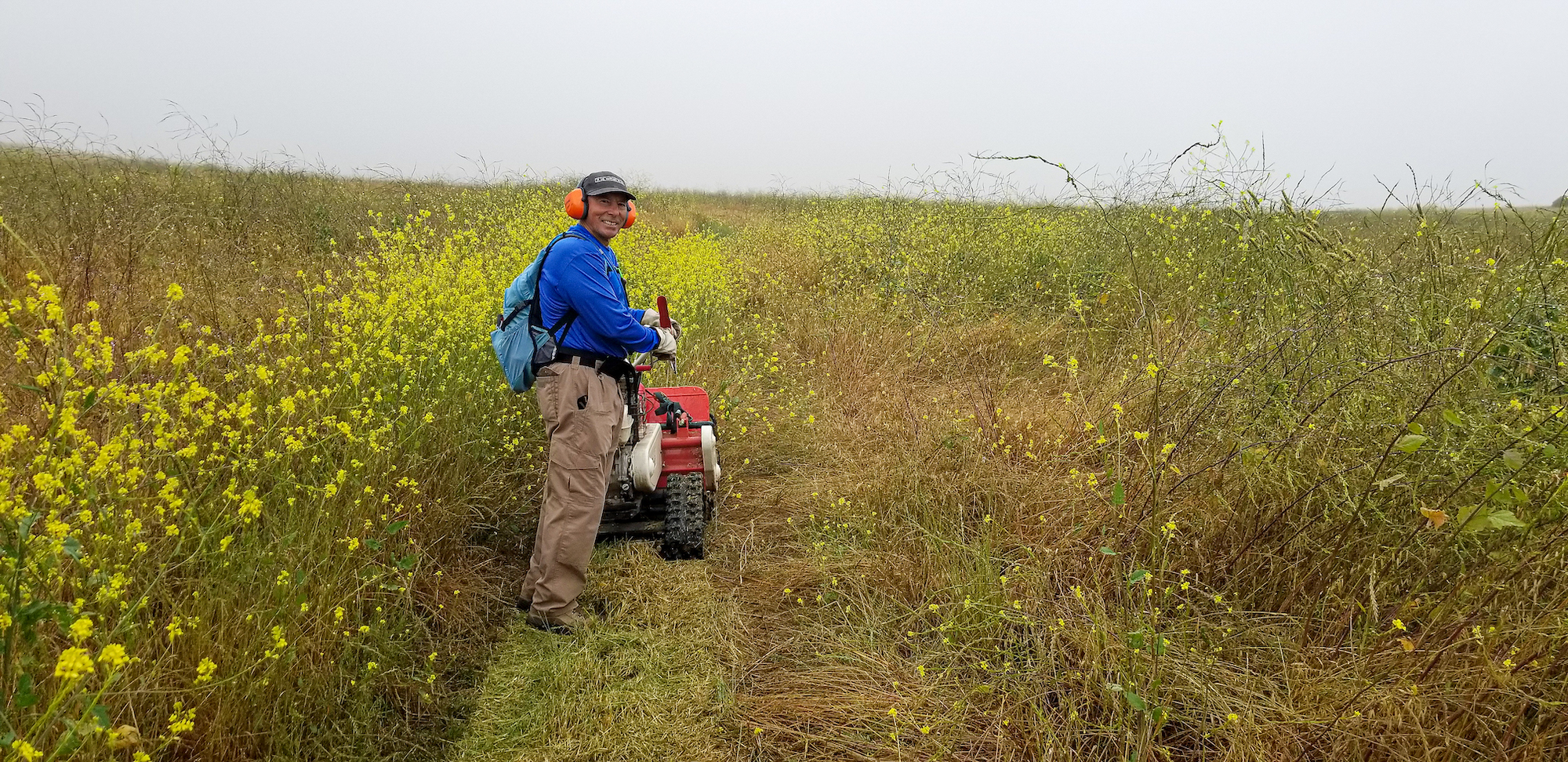 Image of Volunteer working