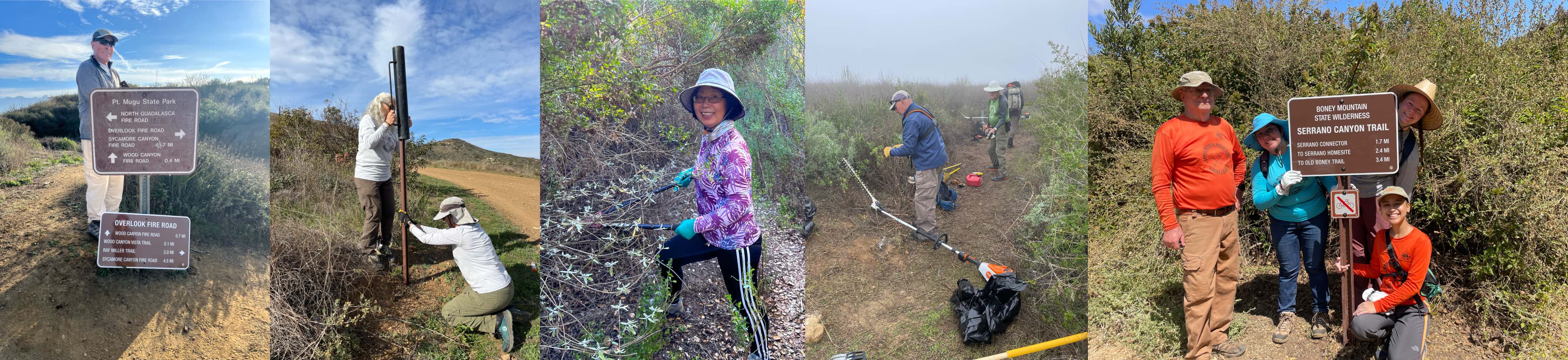 image of trail crew volunteers