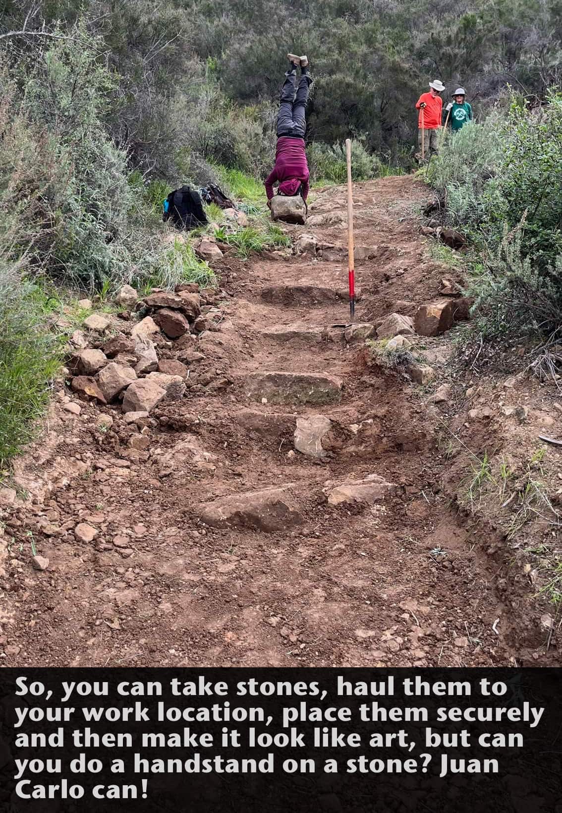 image from our trail work event