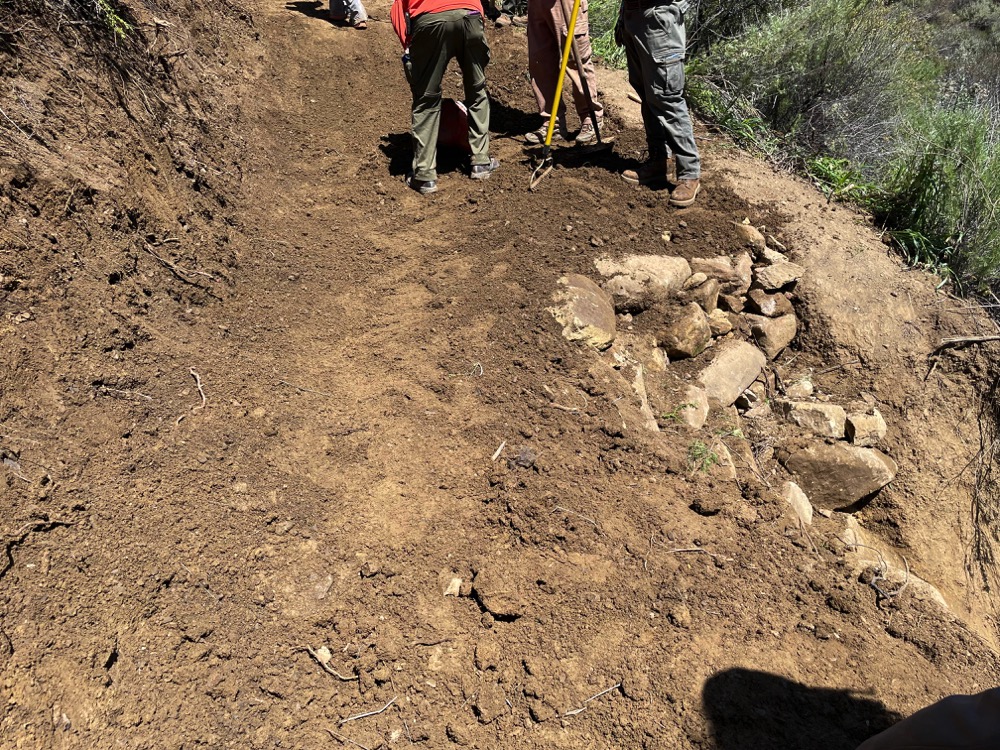 image from our trail work event