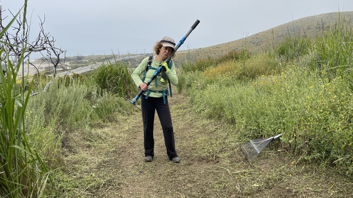 image from our trail work event