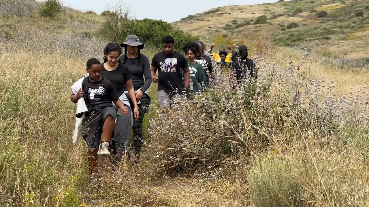 Our crew at work. image from our trail work event