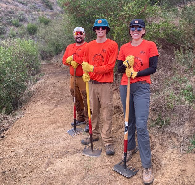 image from our trail work event